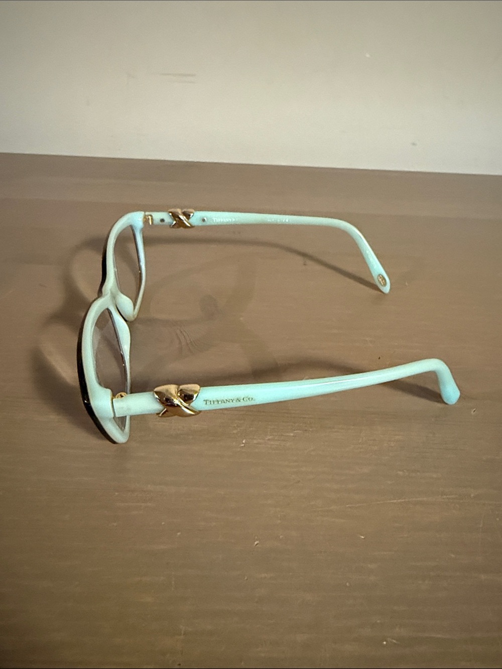 Tiffany and Co. Eye Glasses with Gold Toned X Detail - Picture 5 of 11